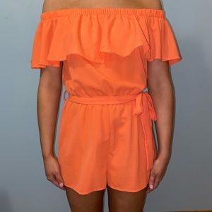 Off the shoulder romper